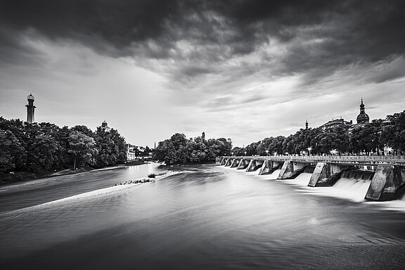 Blick auf das Wasser.